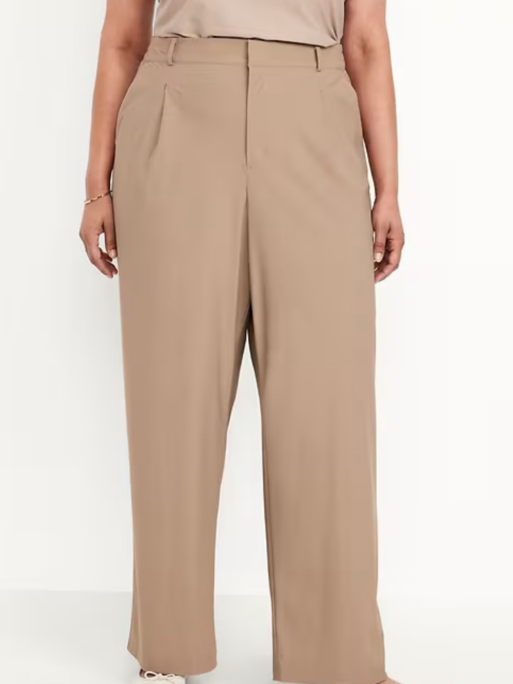 NEW! Old Navy High-Waisted SleekTech Trouser Pants | Women’s Size Medium Petite - Picture 6 of 7
